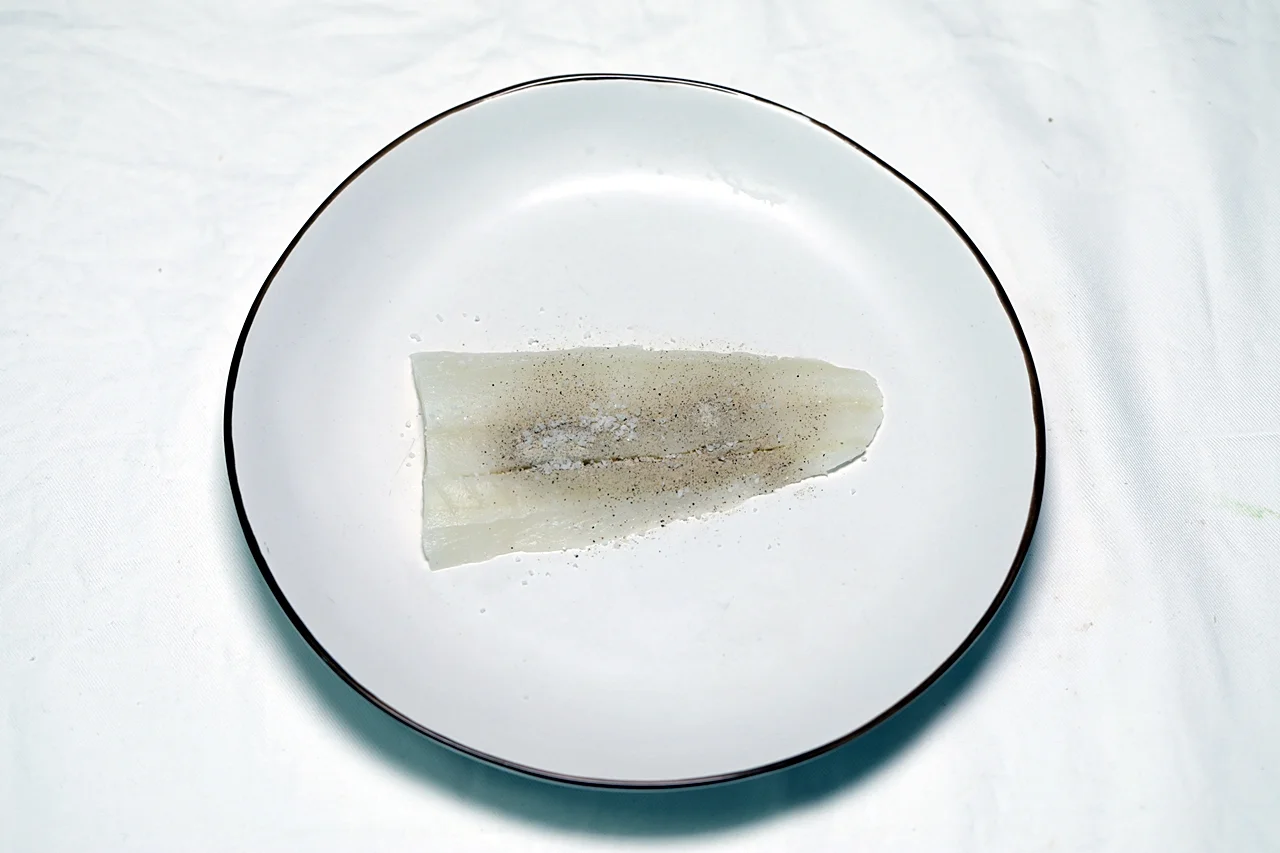 생선찜 채소말이 1단계