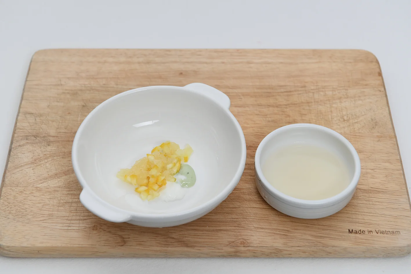 오징어와사비마요무침 4단계