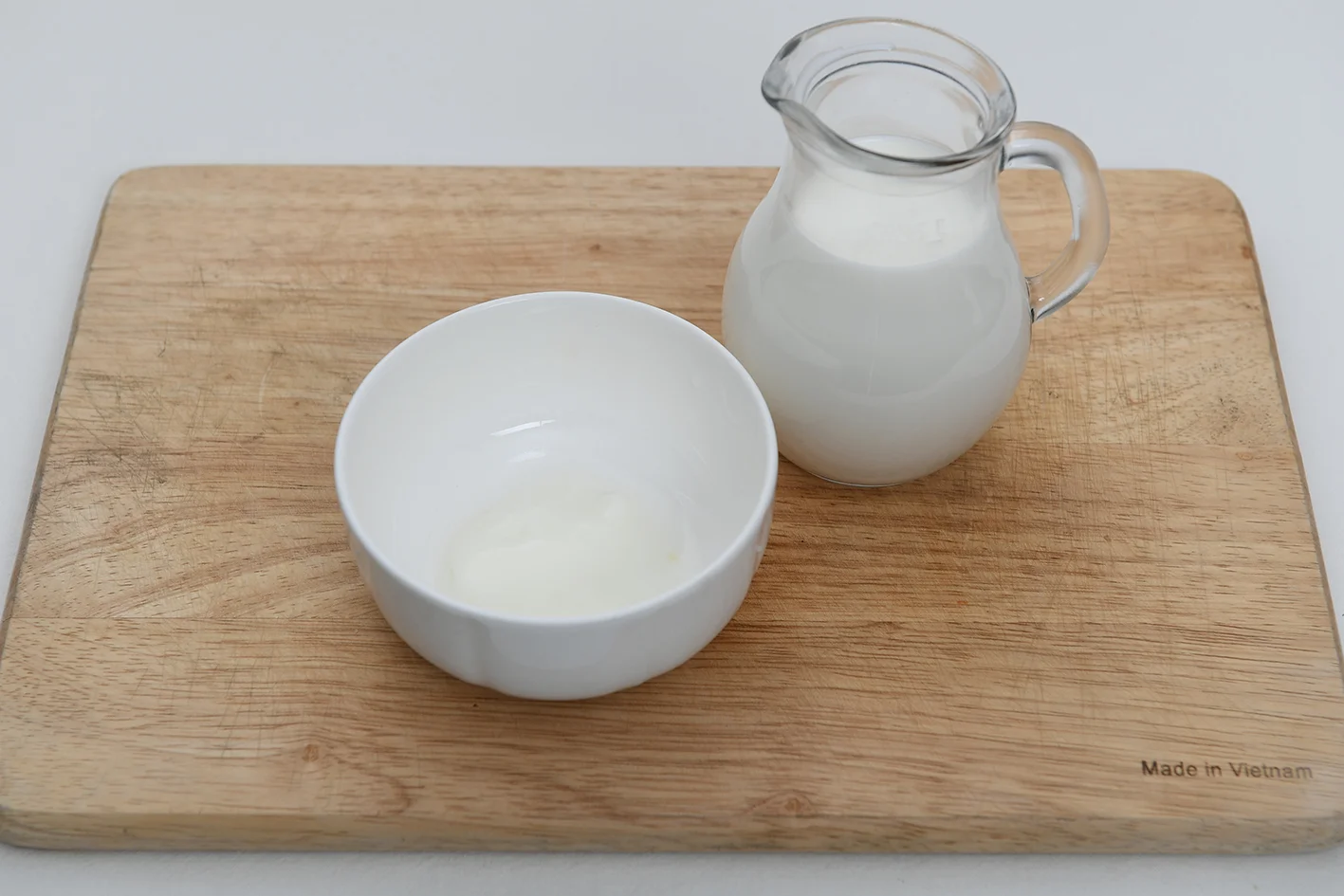 쌀콩죽 요거트 1단계