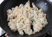토마토카레 채소볶음밥 3단계