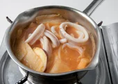 오징어김치찌개 5단계