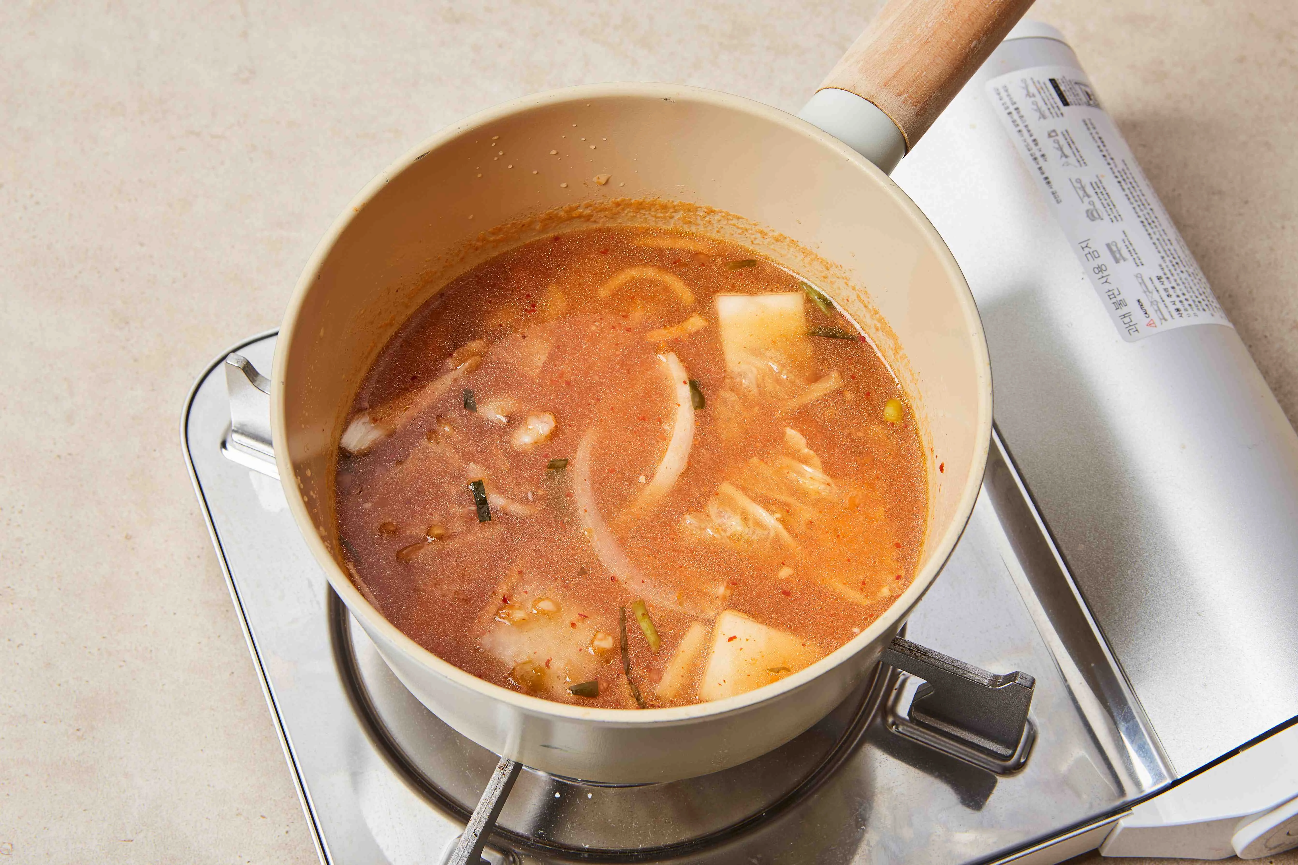 해물김치찌개 5단계