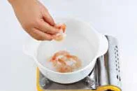 새우 두부 계란찜 1단계