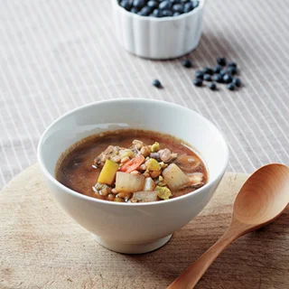 검은콩보리된장찌개