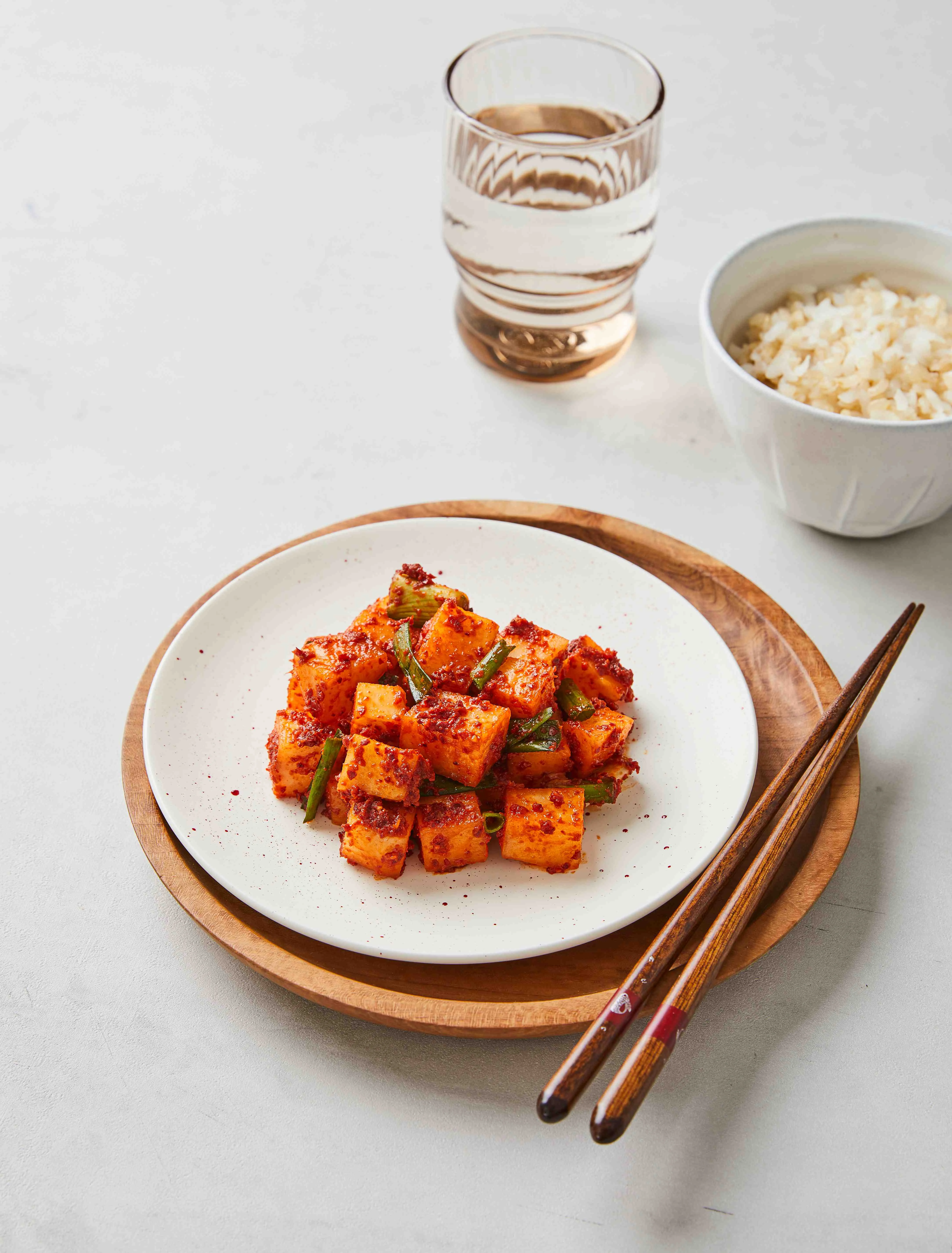 콜라비 깍두기