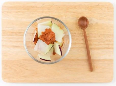 요거트강화순무김치 4단계