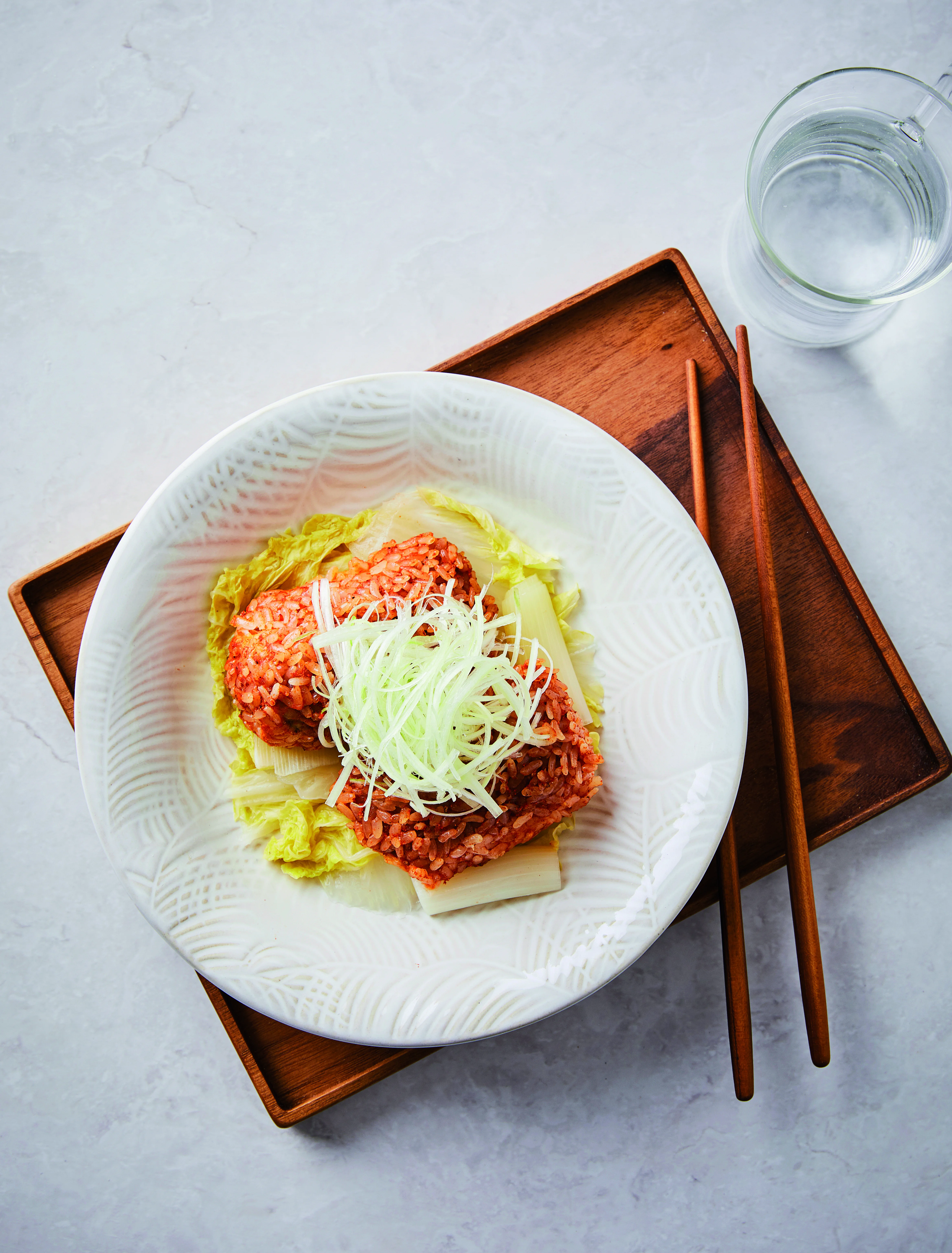 찹쌀 흰살 생선찜
