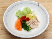 백김치닭살샐러드 6단계