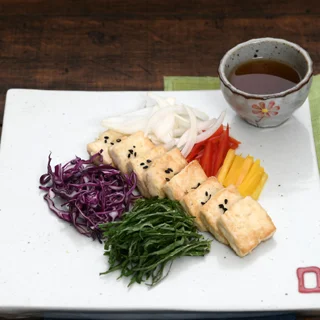 삼색샐러드와두부구이