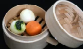 야채찜을 곁들인 광어스테이크 5단계