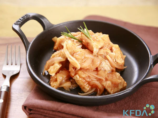 사과소스폭찹