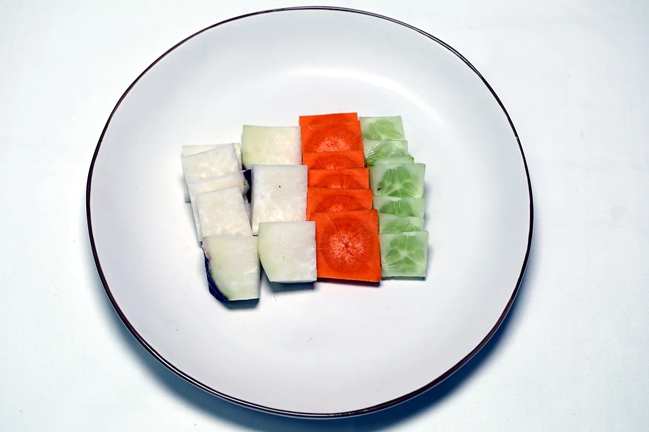 콜라비물김치 1단계