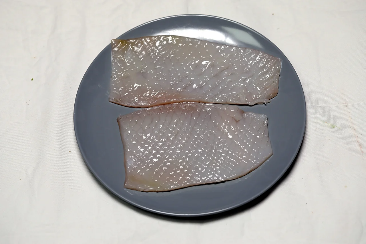 오징어채소말이와 치킨양념소스 2단계