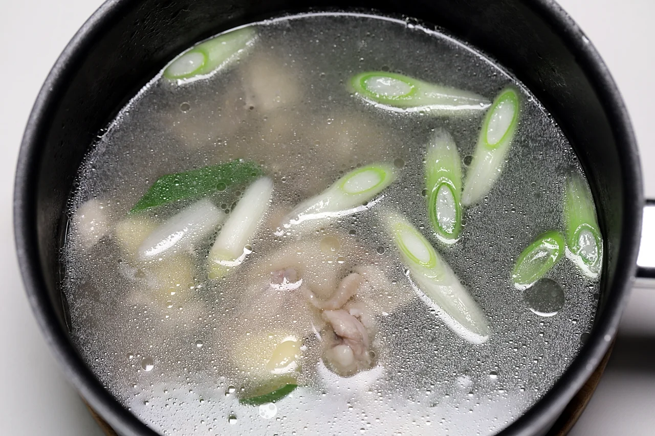 롤 삼계탕 2단계