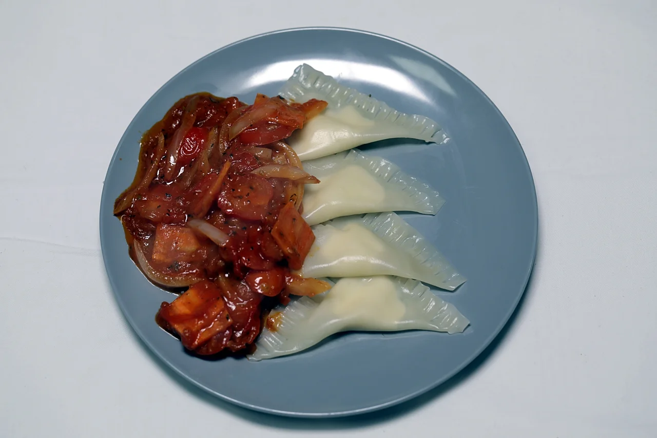 라비올리 토마토소스 6단계