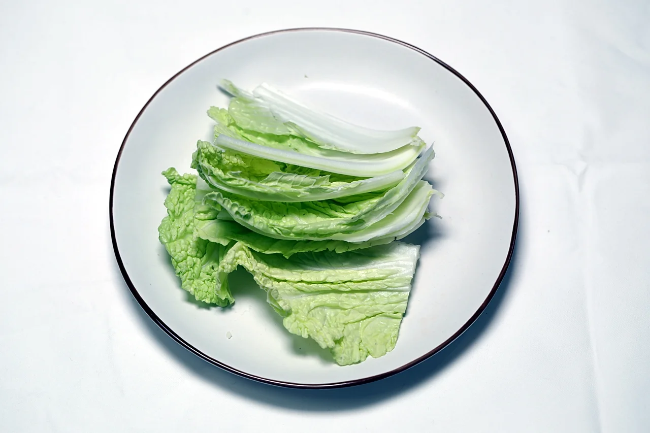 얼갈이 무침 1단계
