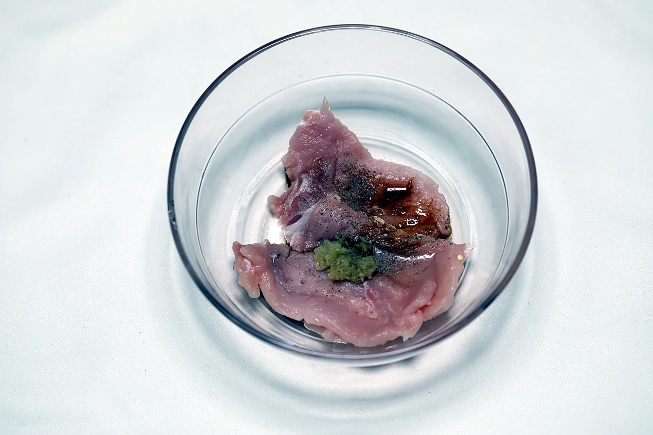돼지고기 찹쌀부침 1단계