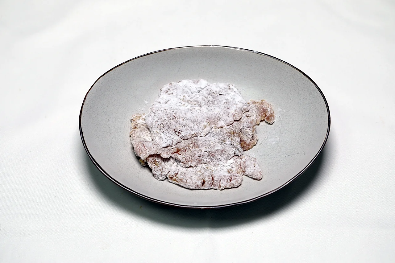 돼지고기 찹쌀부침 4단계