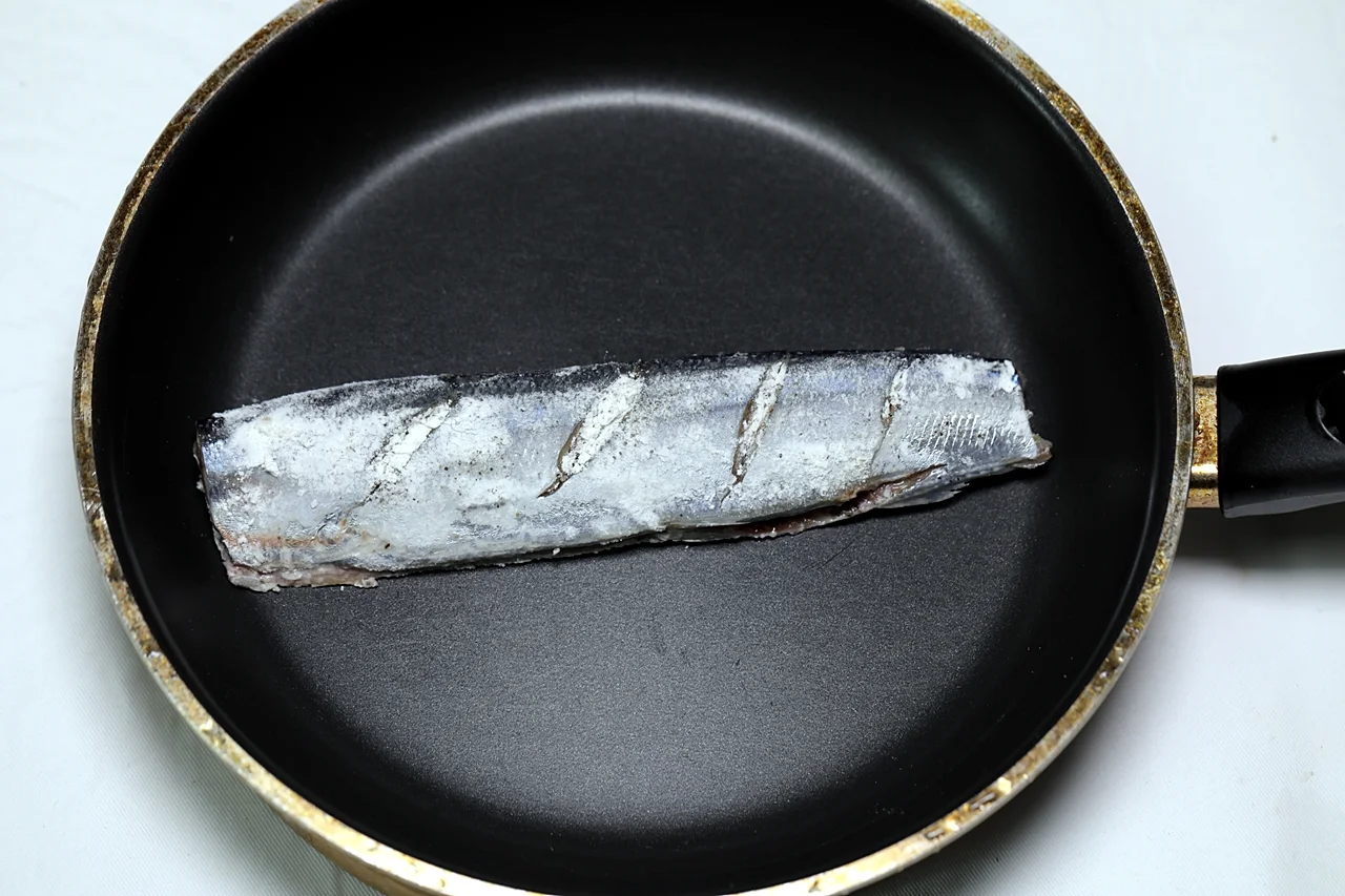 꽁치 양념구이 4단계