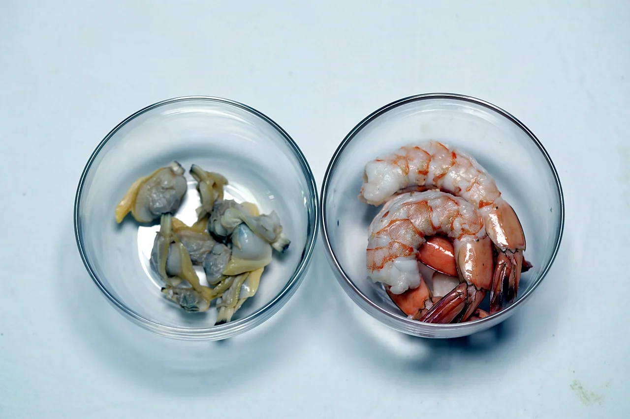 해산물 옥수수 오븐구이 1단계