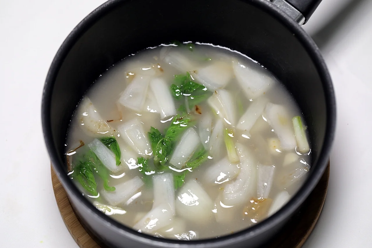 단호박 스프 2단계
