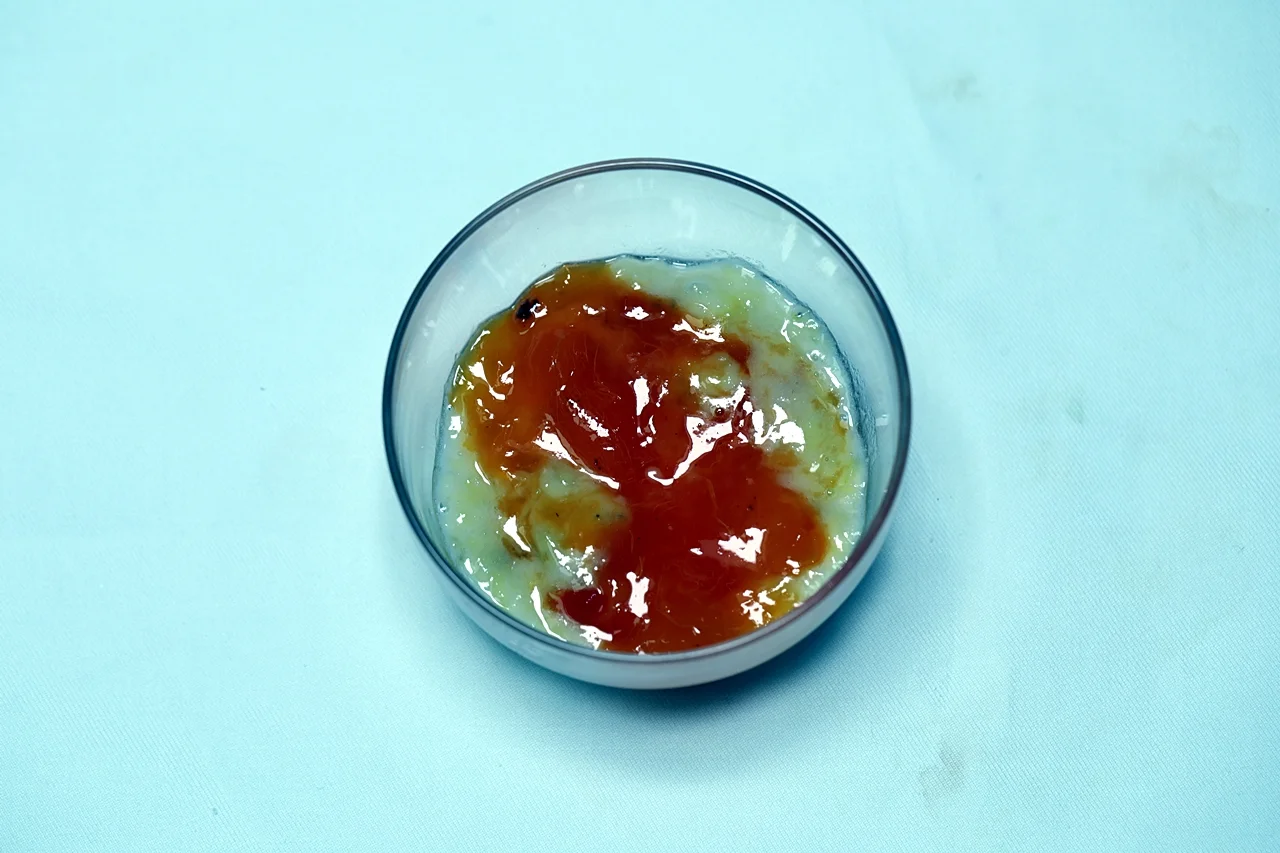 홍시 생밤 무침 3단계