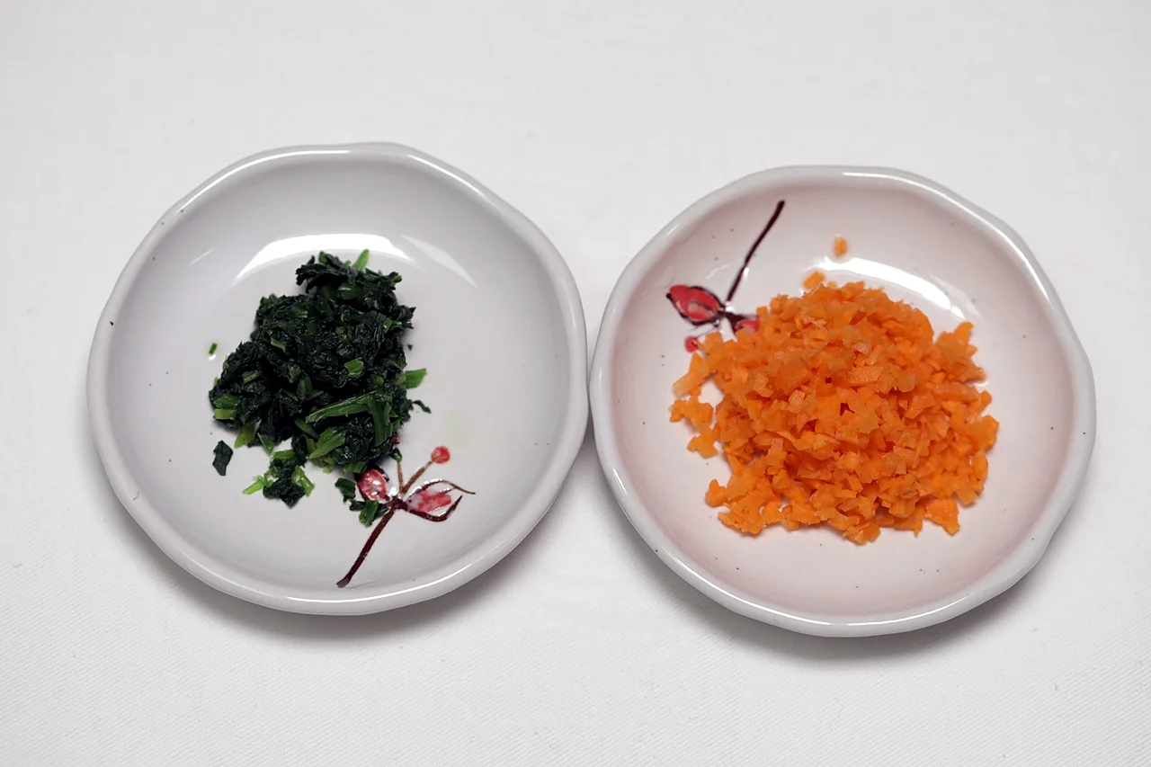 생선살 완자 찹쌀 찜 2단계