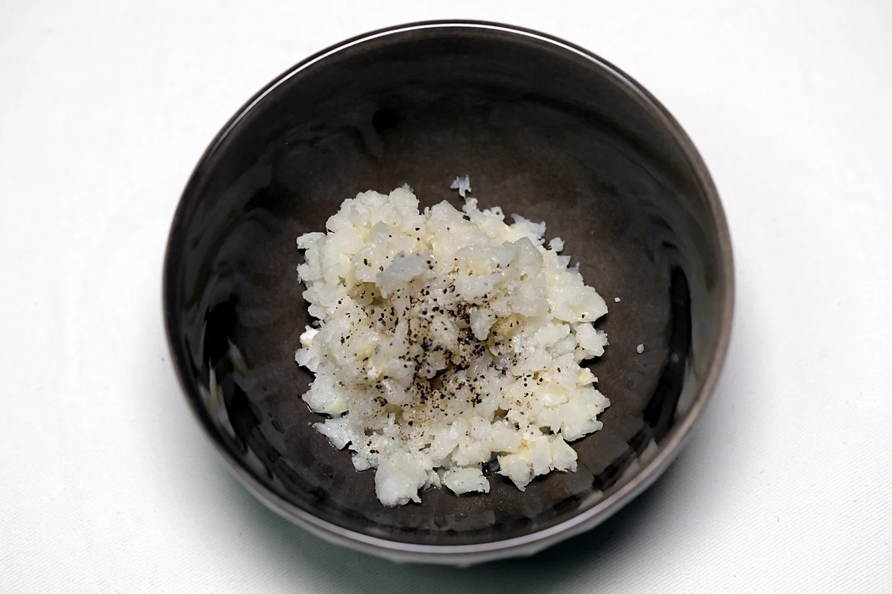 생선살 완자 찹쌀 찜 3단계